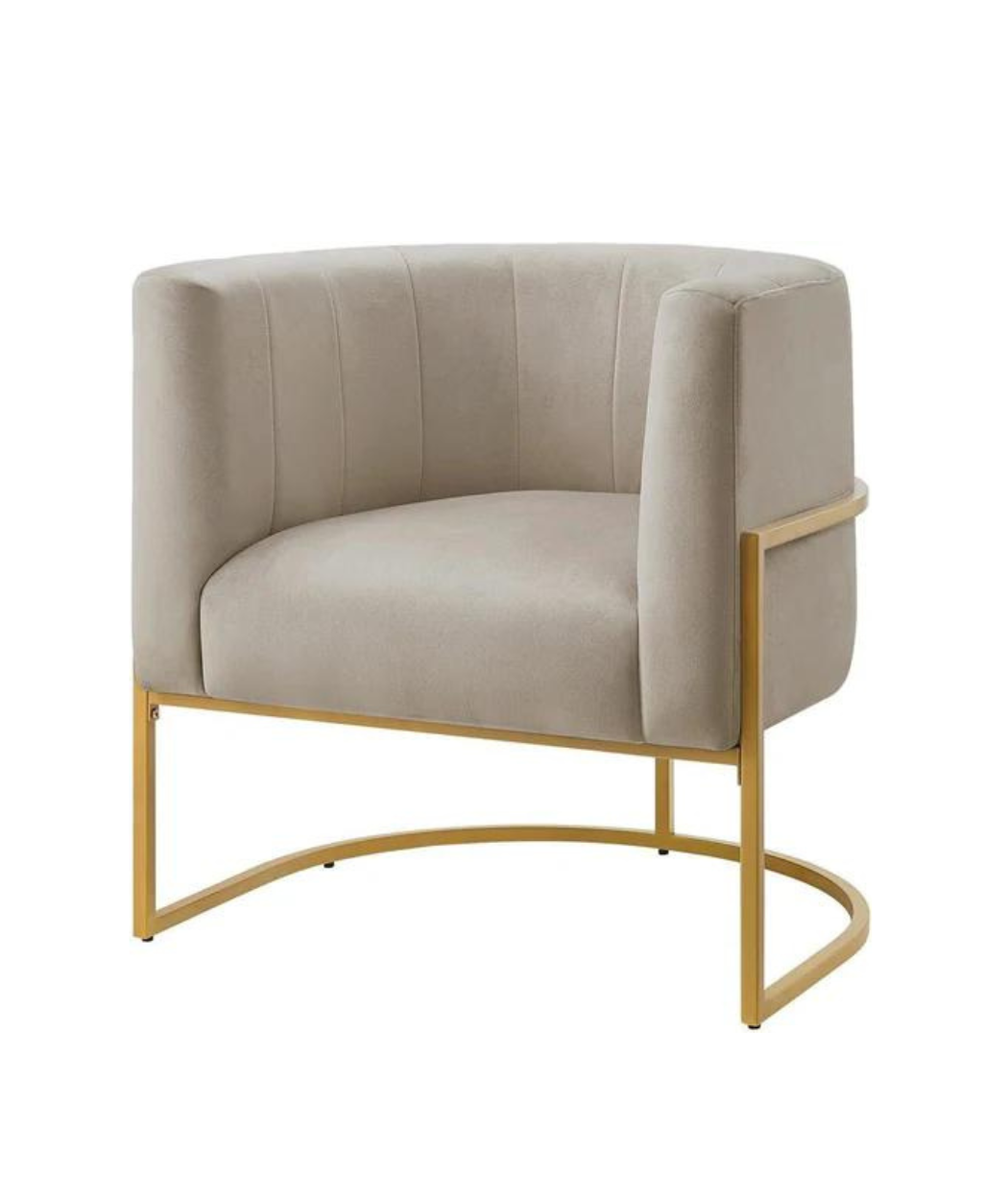 Armchair with Metal Frame