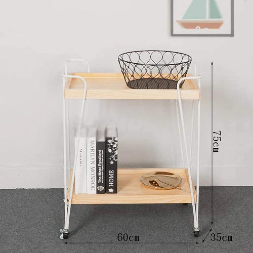 Simple European Dining Cart Trolley