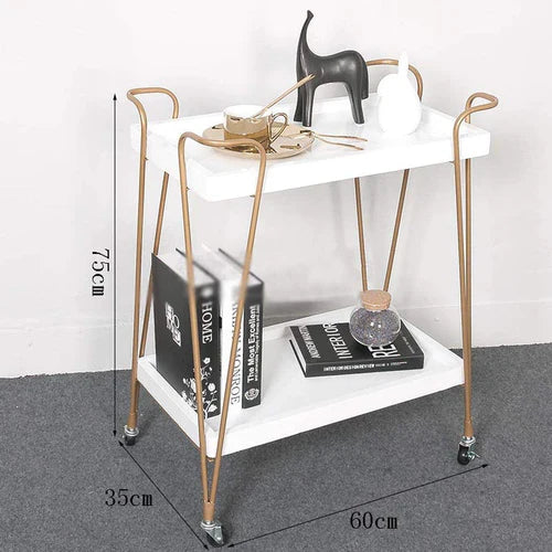 Simple European Dining Cart Trolley