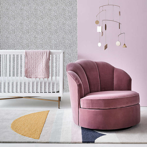 Avery Dusty Mauve Velvet Chair