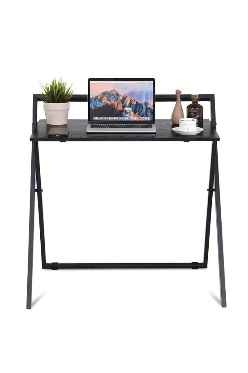 Folding Computer Desk, Foldable Desk for Small Space