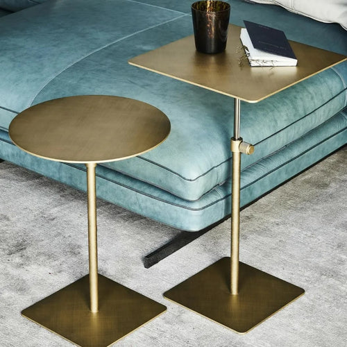 Metal Side Table Golden