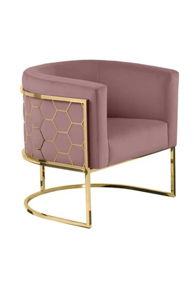 Metal Chair with Foot Rest