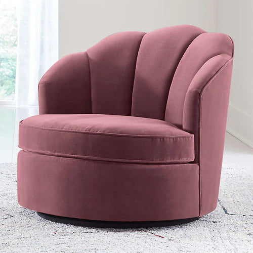 Avery Dusty Mauve Velvet Chair