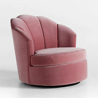 Avery Dusty Mauve Velvet Chair