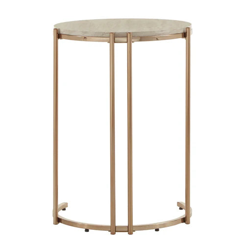 Gold Side Table