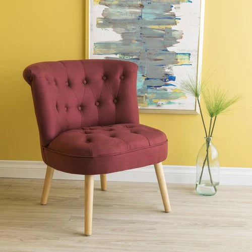 Plush Modern Tufted Accent Chair (One)